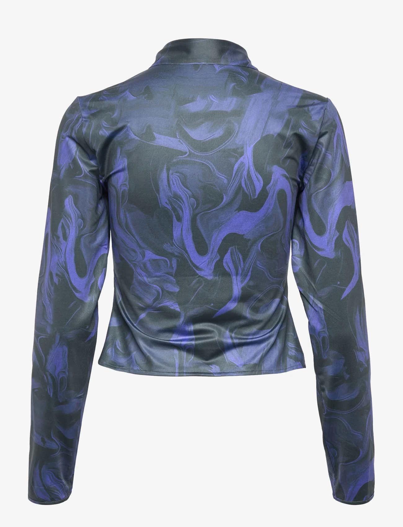 Barbara Kristoffersen by Rosemunde - Shirt LS - long-sleeved shirts - splash print - 1