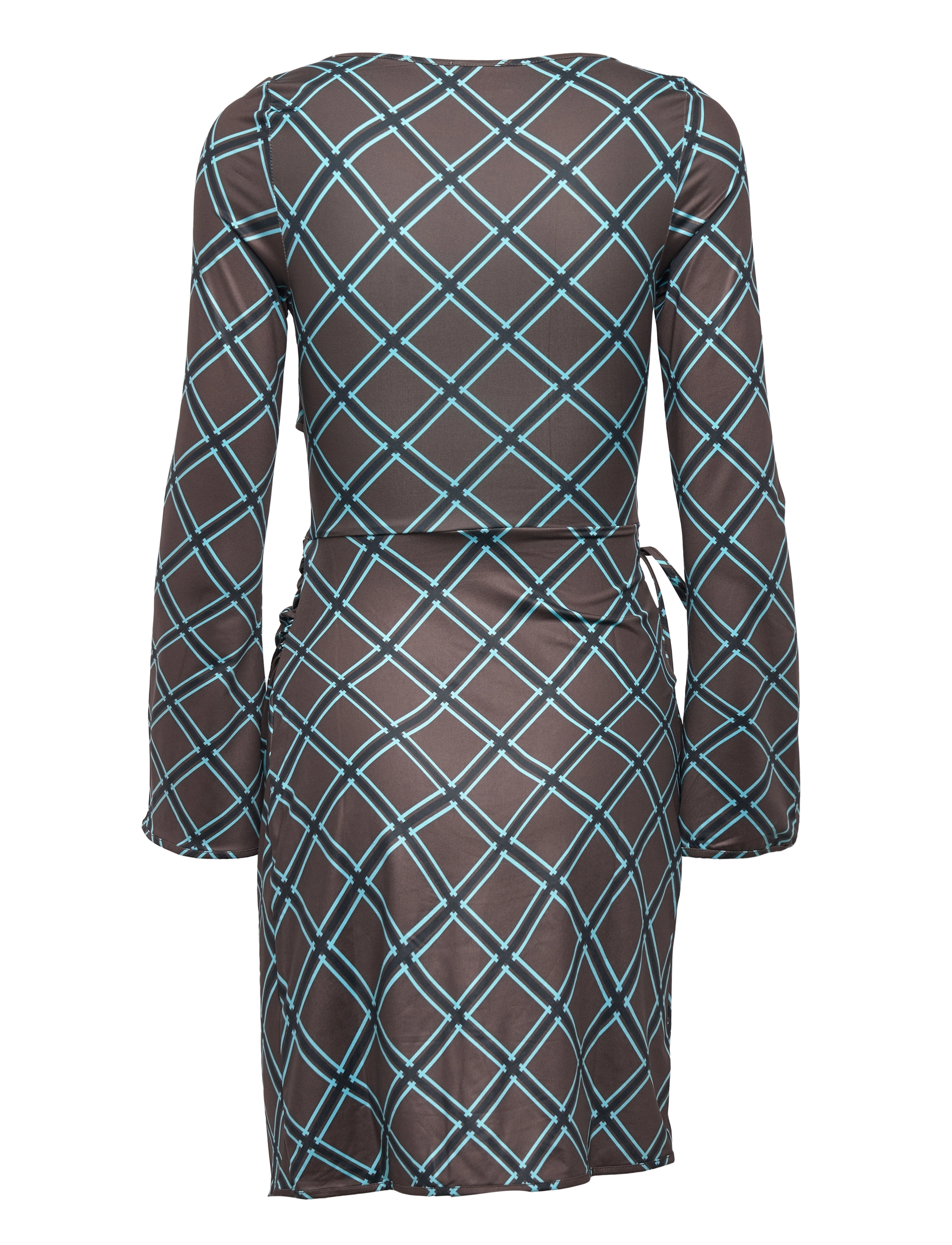 Barbara Kristoffersen by Rosemunde - Dress - hõlmikkleidid - brown check print - 1