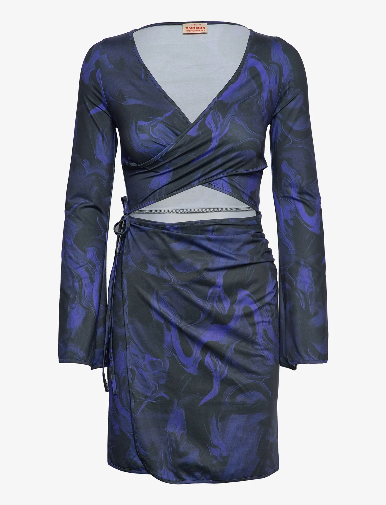Barbara Kristoffersen by Rosemunde - Dress - festtøj til outletpriser - splash print - 0