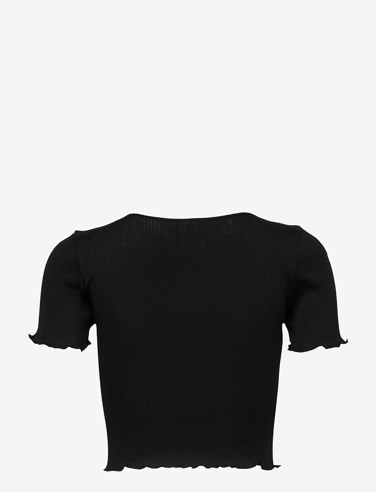 Barbara Kristoffersen by Rosemunde - Silk cardigan ss - black - 1
