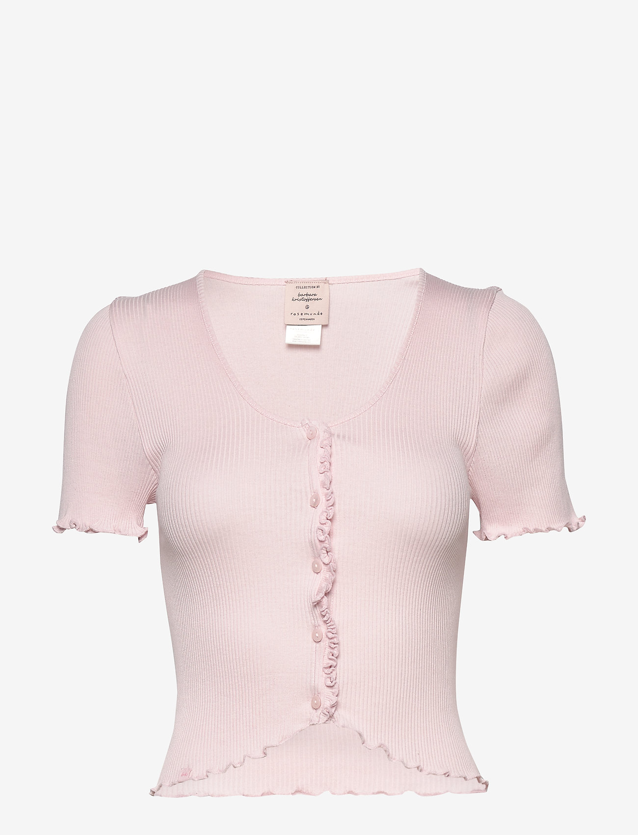 Silk short-sleeve cardigan