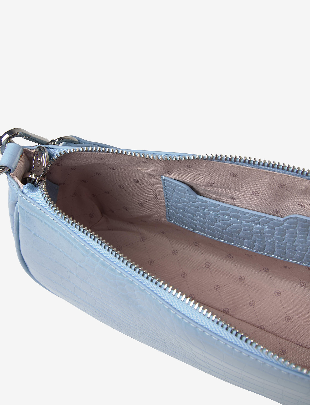 Barbara Kristoffersen by Rosemunde - Bag small - heaven croc silver - 3