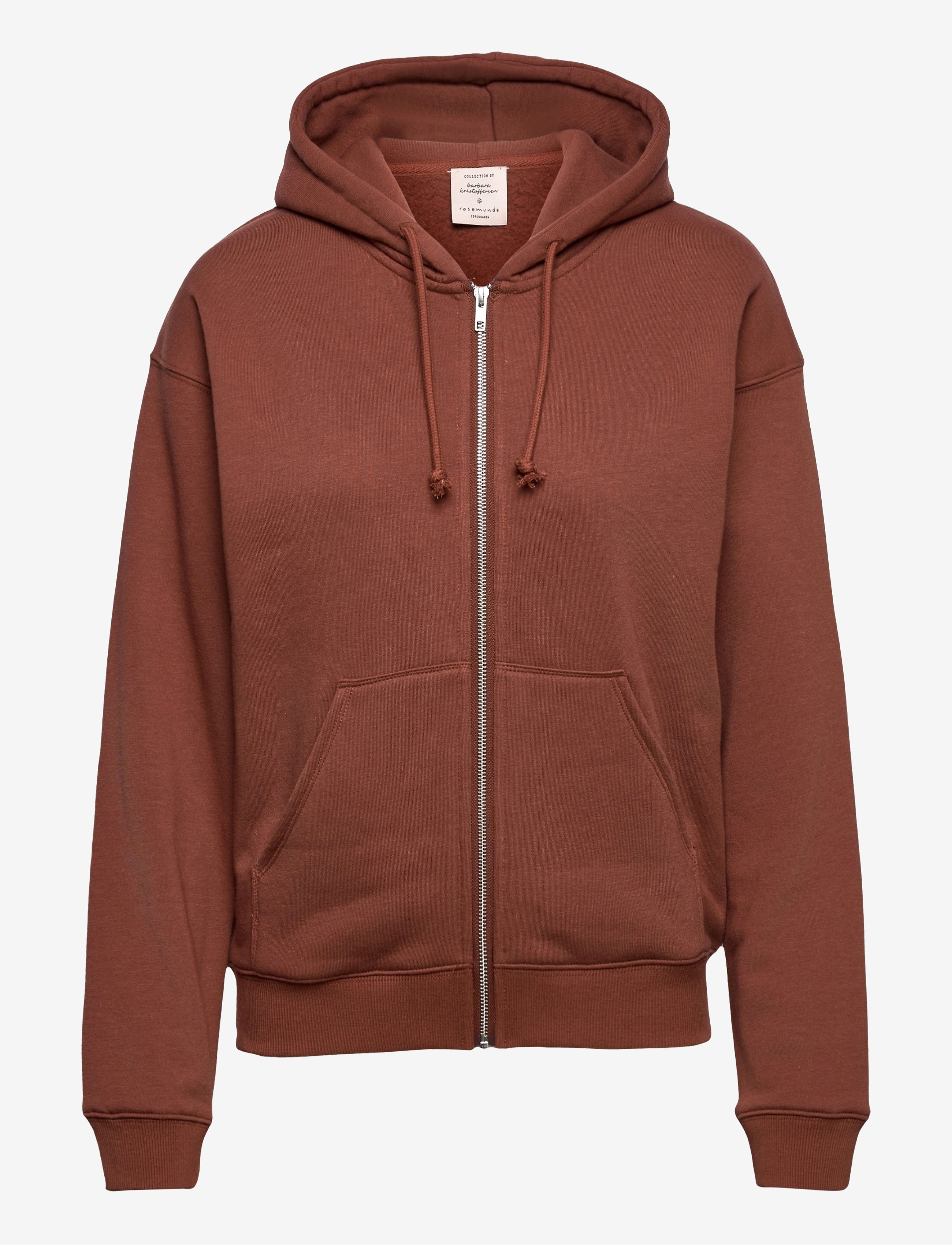 Barbara Kristoffersen by Rosemunde - Hoodie full zip ls - chocolate brown - 1