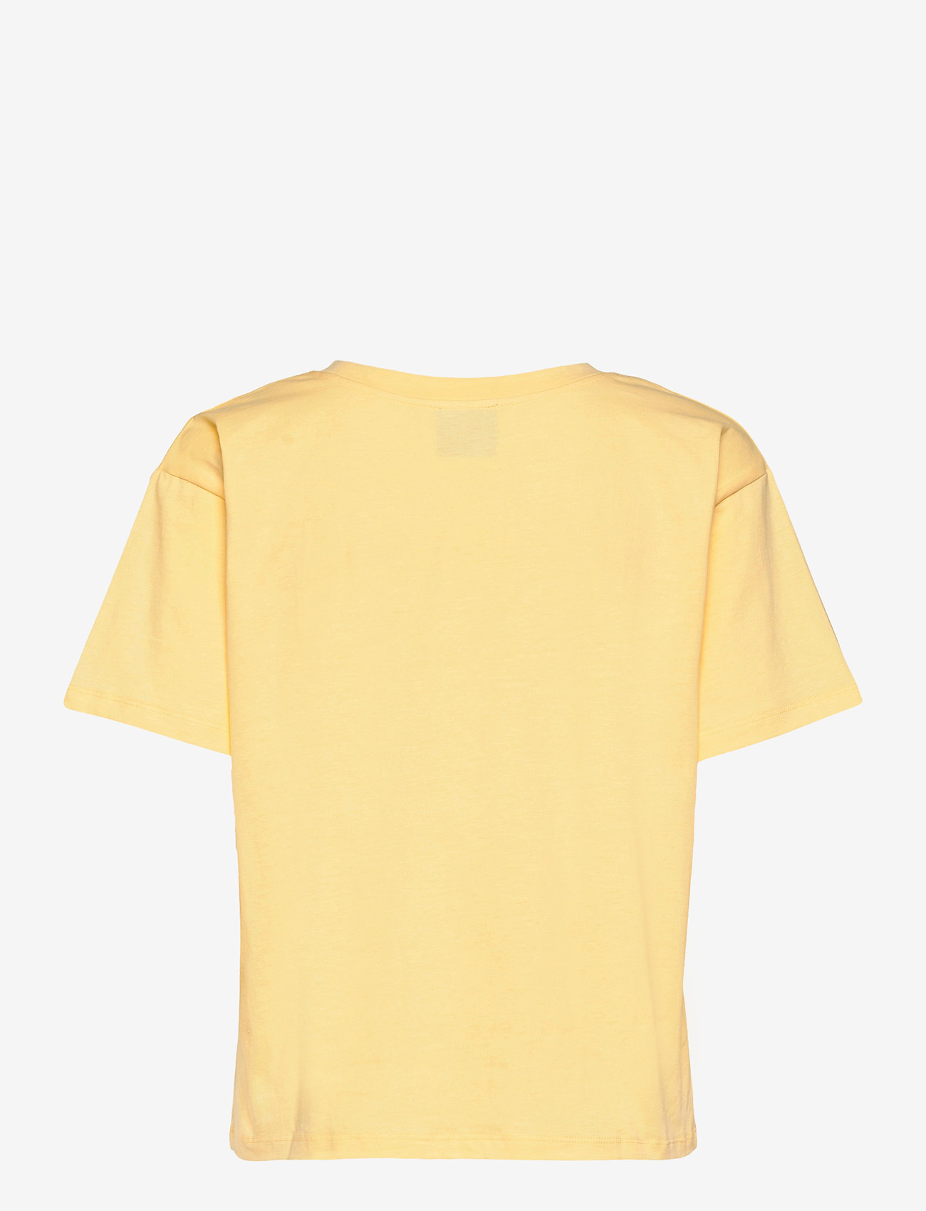 Barbara Kristoffersen by Rosemunde - Organic t-shirt ss - sunligth yellow w/ donut print - 1