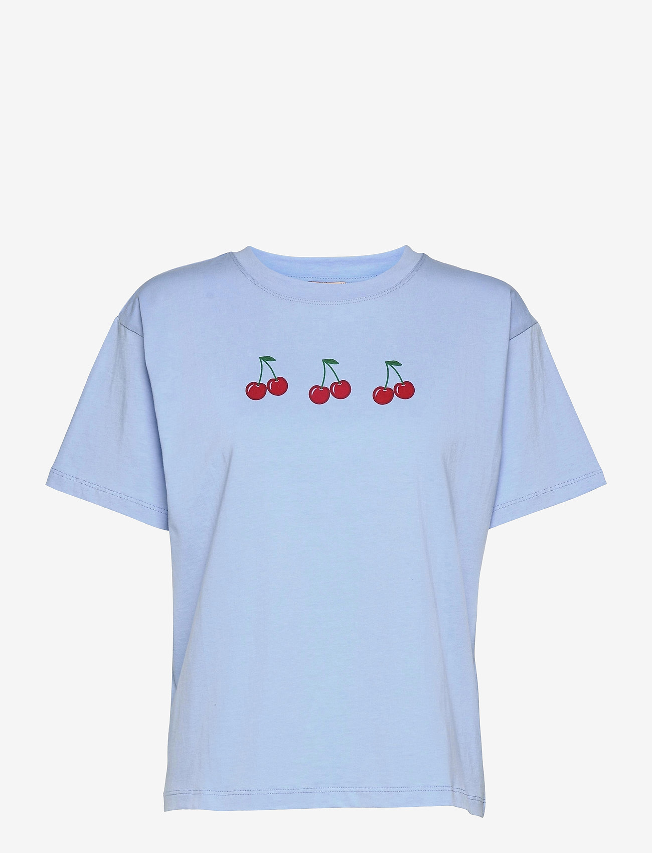 BLUE RISE W/ CHERRY PRINT