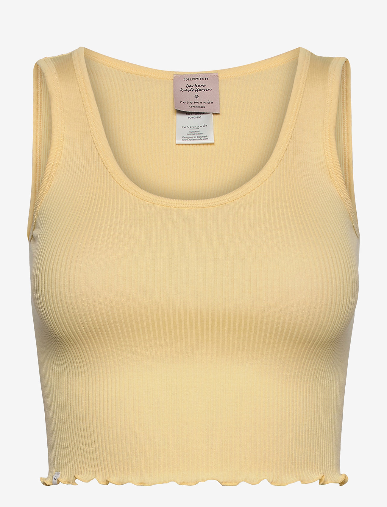 Barbara Kristoffersen by Rosemunde - Silk top short - sunligth yellow - 0