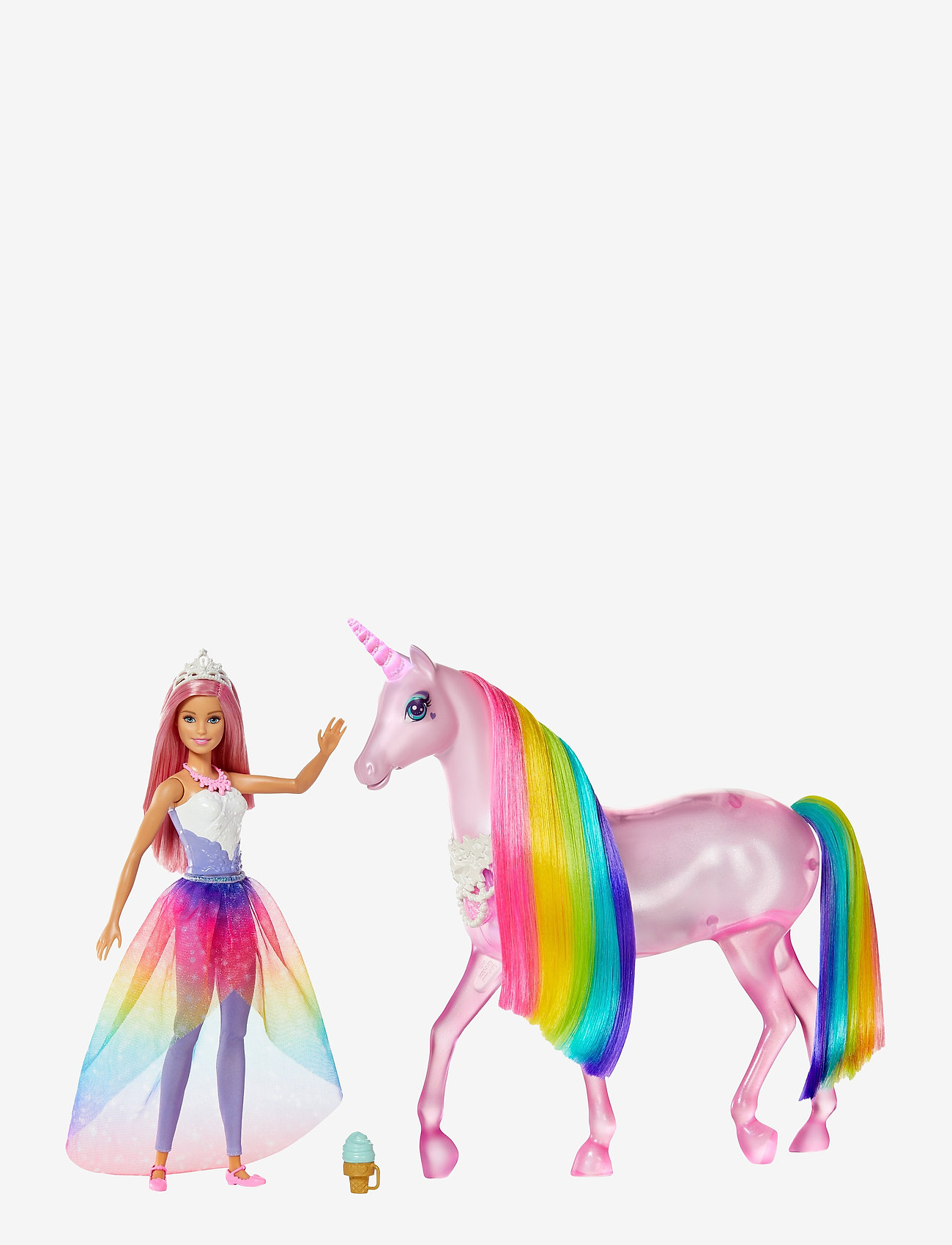 Barbie - Dreamtopia Magical Lights Unicorn - dockor - multi color - 0