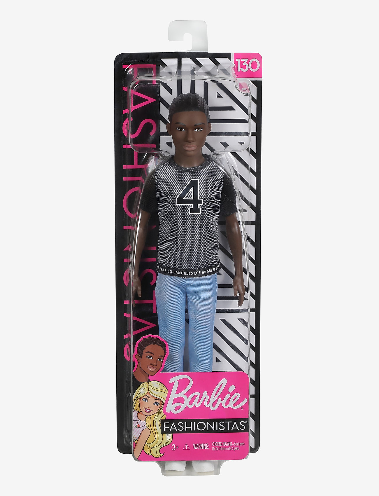 Barbie - Barbie Fashionistas Doll #130 - Knitted Top - multi color - 4