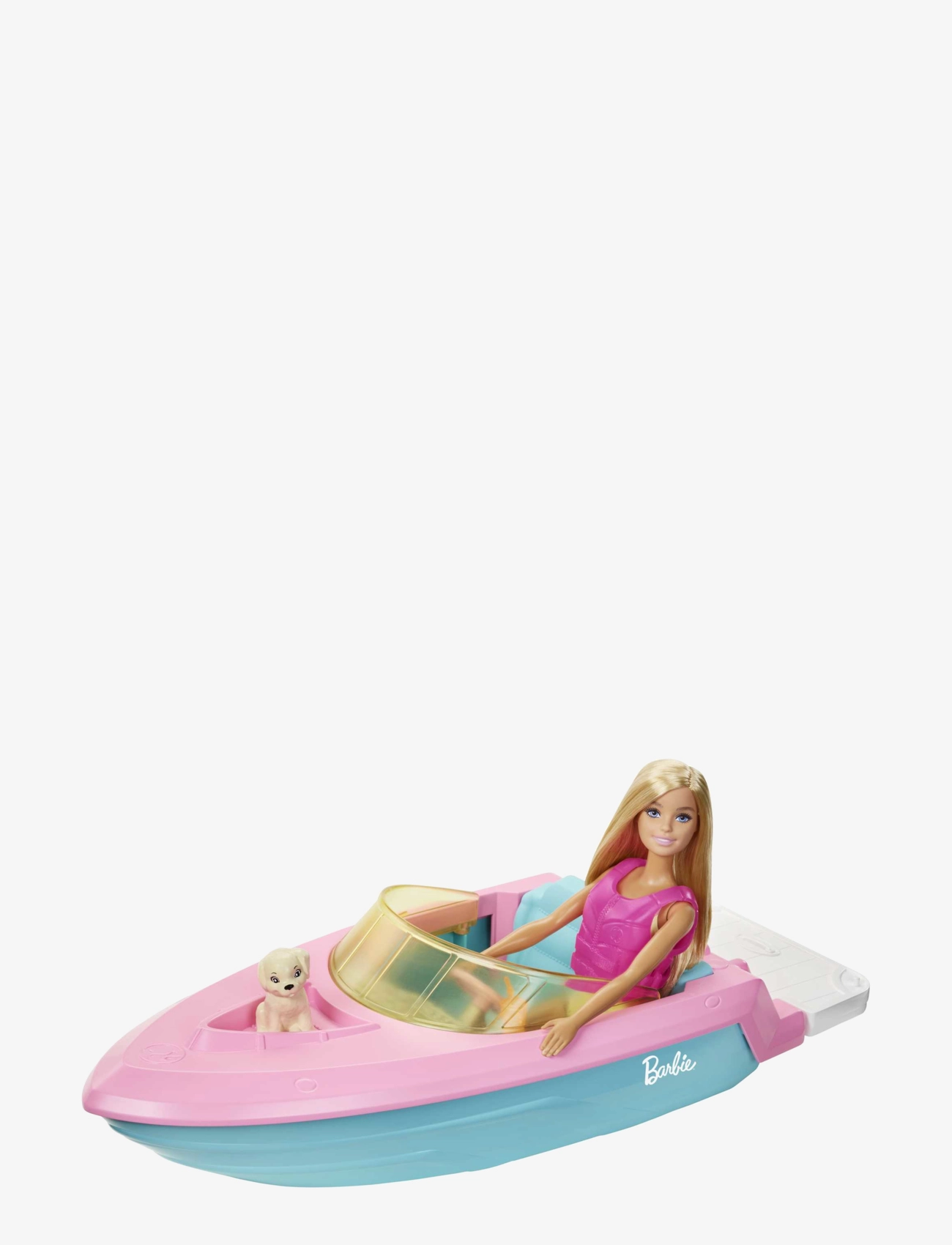 Barbie - Doll and Boat with Puppy and Accessories, Floats in Water, for 3 to 7 Year Olds - multi color - 5