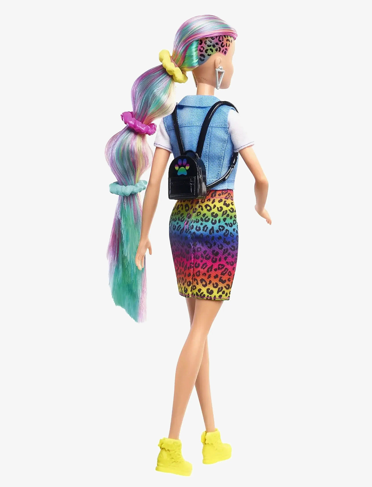 Barbie - Totally Hair Leopard Rainbow Hair Doll - multi color - 3