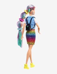 Barbie - Totally Hair Leopard Rainbow Hair Doll - laveste priser - multi color - 2