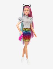Barbie - Totally Hair Leopard Rainbow Hair Doll - laveste priser - multi color - 4