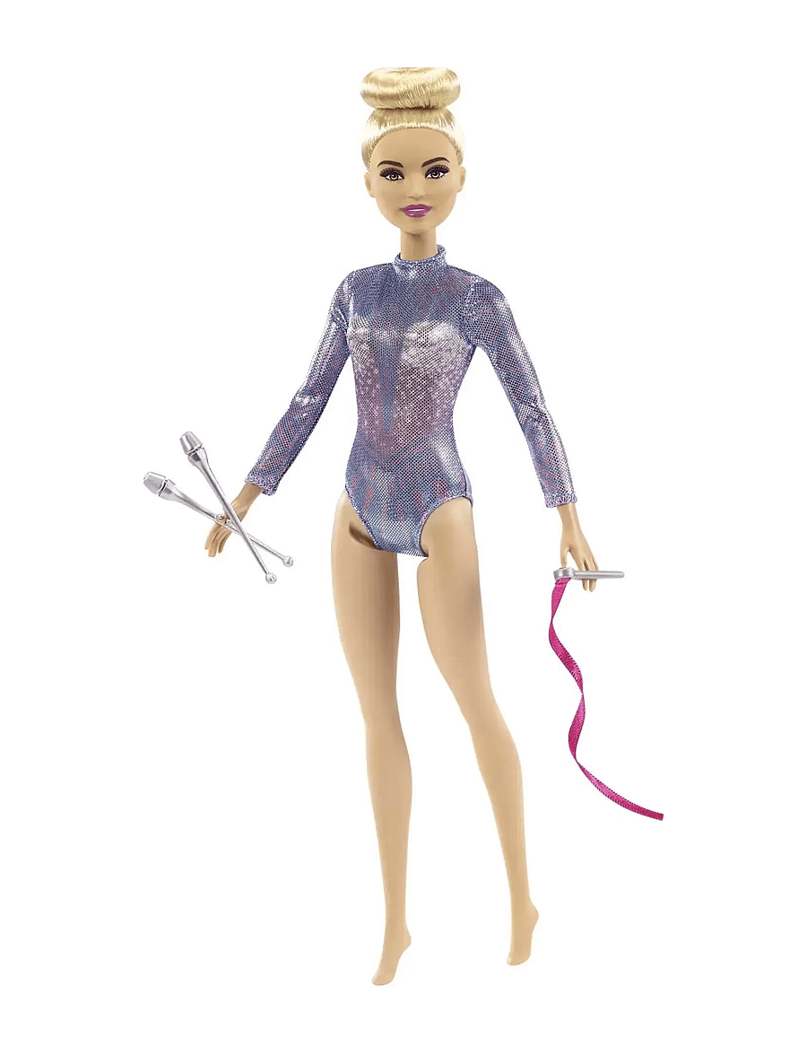 Barbie - Rhythmic Gymnast Blonde Doll with Accessories - dúkkur - multi color - 1