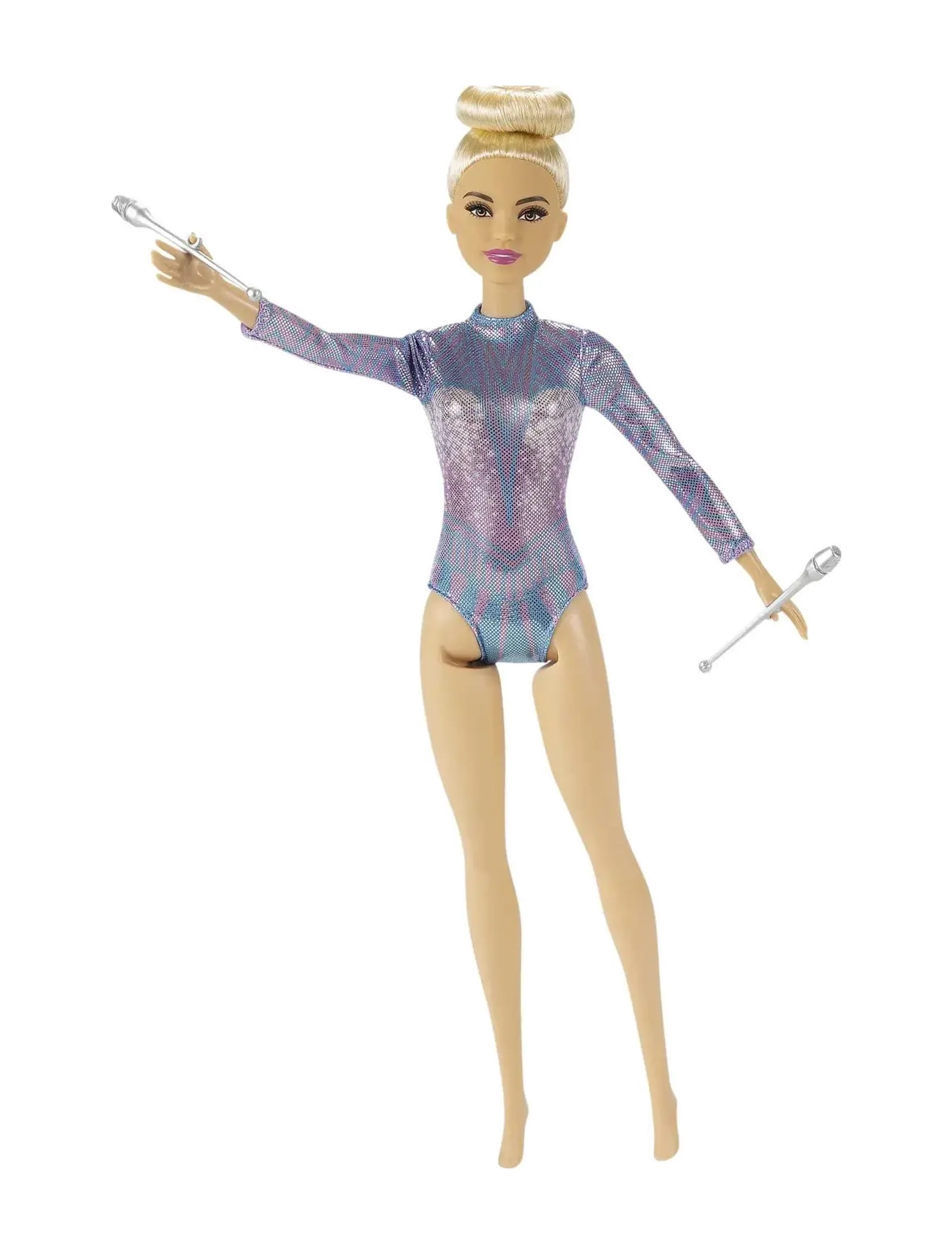 Barbie - Rhythmic Gymnast Blonde Doll with Accessories - dukker - multi color - 4