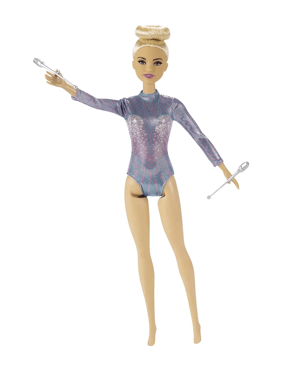 Barbie - Rhythmic Gymnast Blonde Doll with Accessories - dúkkur - multi color - 4
