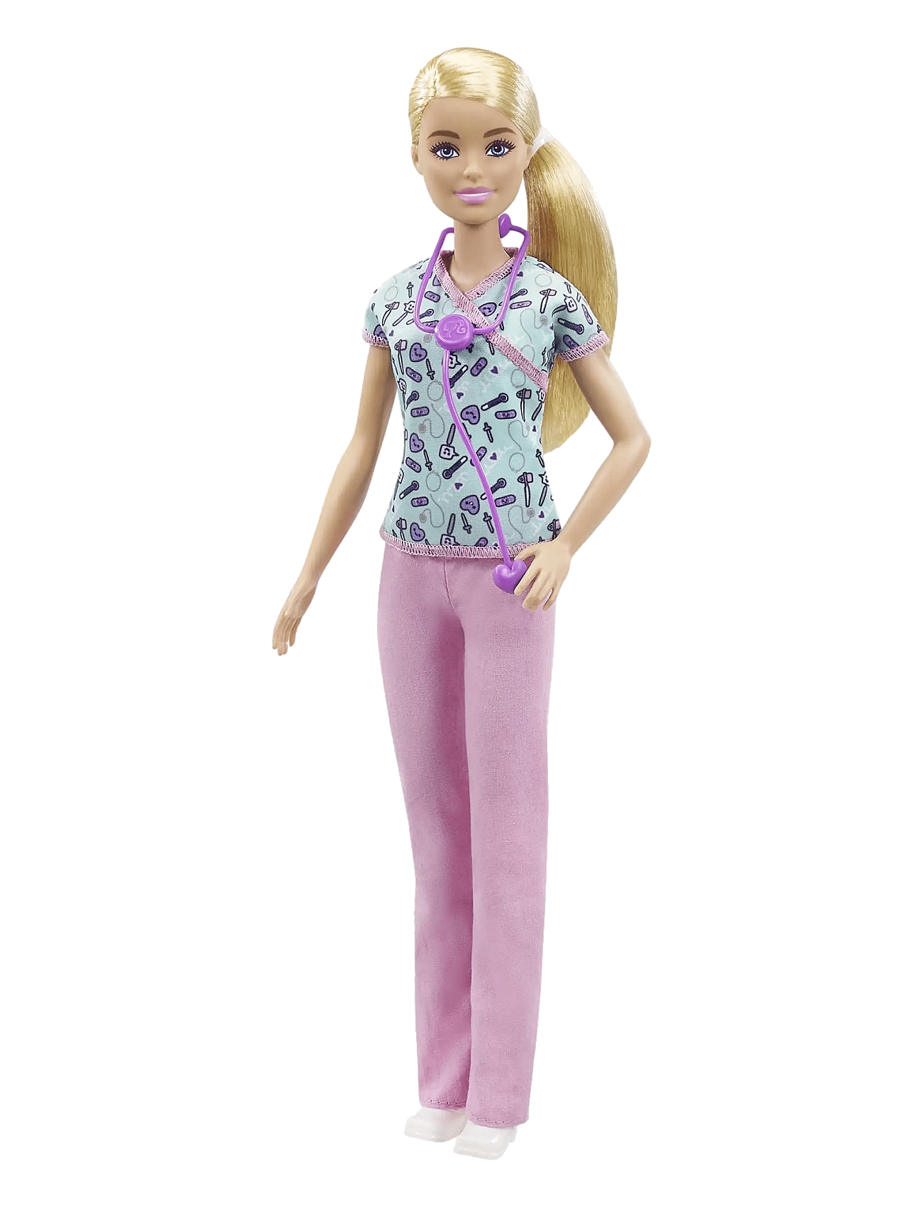Nurse Doll with Scrubs, Clothes and Accessories - MULTI COLOR