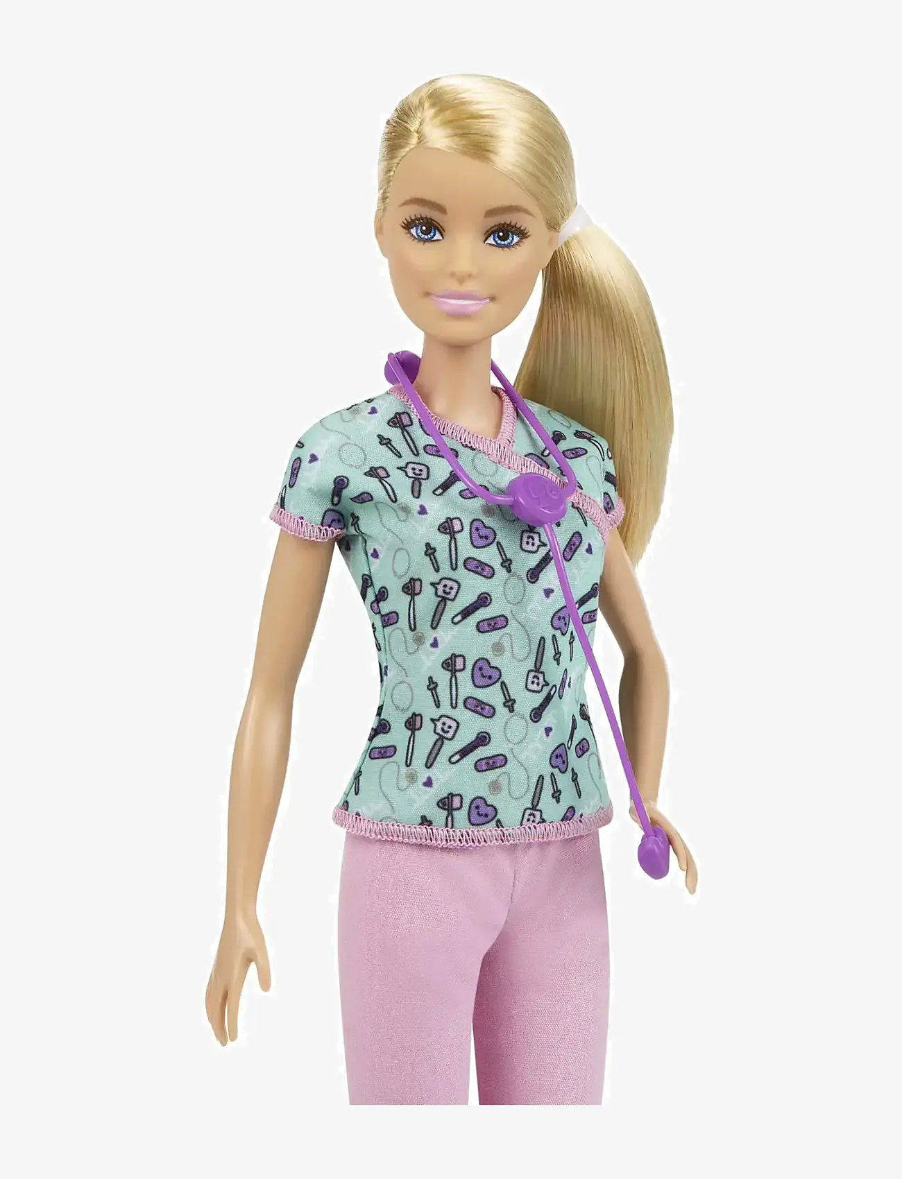 Barbie - Nurse Doll with Scrubs, Clothes and Accessories - dukker - multi color - 2