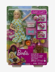 Barbie - Puppy Party Doll and Playset - laveste priser - multi color - 5