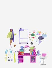 Barbie - Extra Doll & Vanity Playset - dockor - multi color - 0