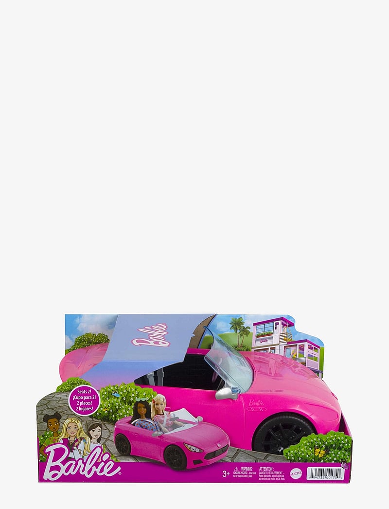 Barbie - Pink Convertible Vehicle Toy with Rolling Wheels - multi color - 2