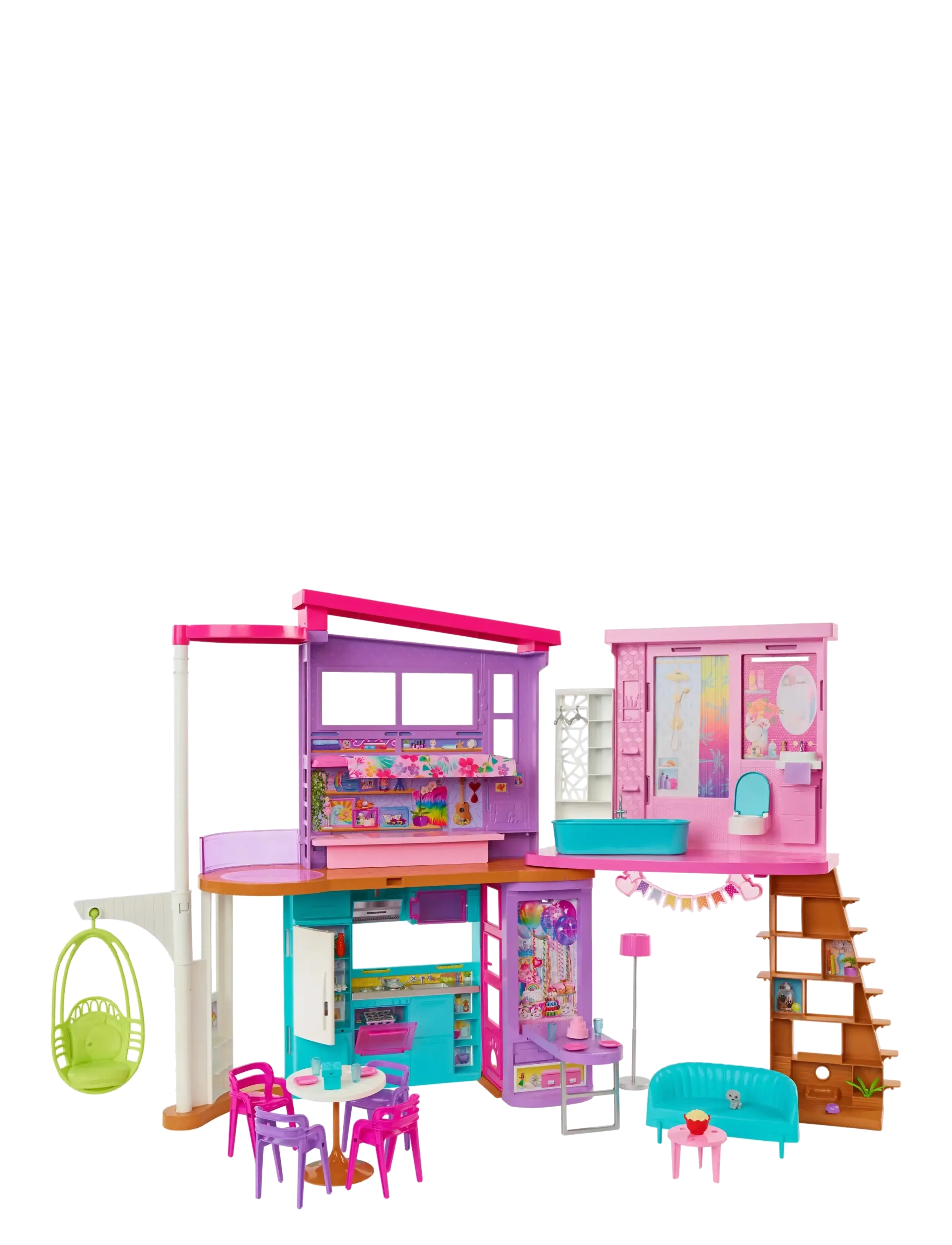 BARBIE Vacation House Playset With 30+ Pieces, Toy For 3 Year Olds & Up Patterned - One Size - Kinder