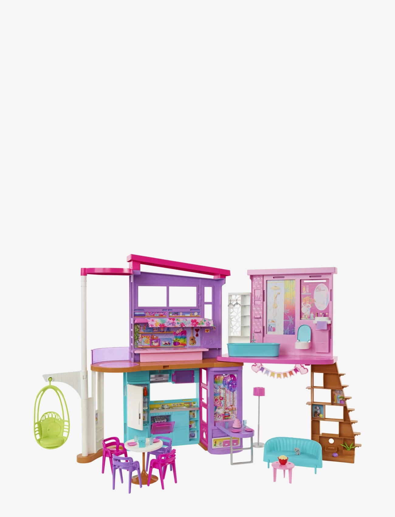Vacation House Playset with 30+ Pieces, Toy for 3 Year Olds & Up - MULTI COLOR