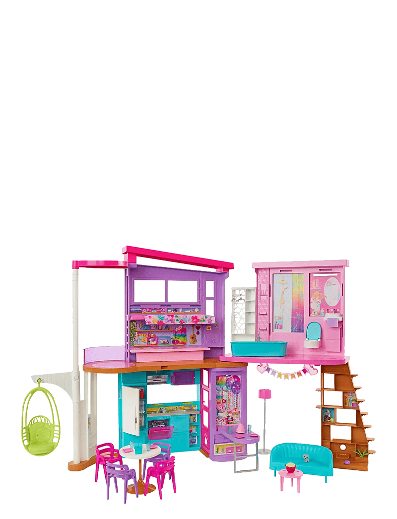 Barbie - Vacation House Playset with 30+ Pieces, Toy for 3 Year Olds & Up - nukumaja - multi color - 1