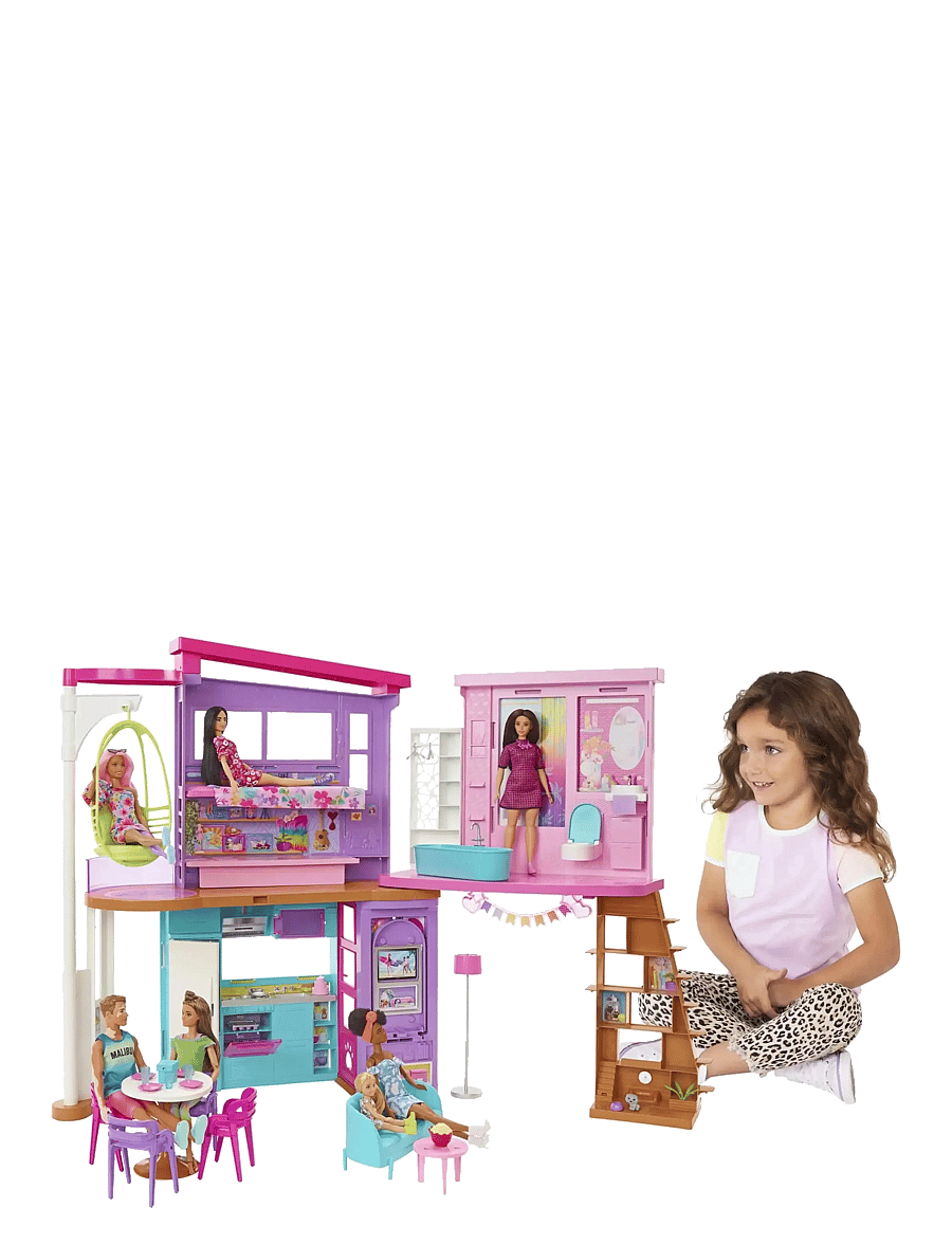 Barbie - Vacation House Playset with 30+ Pieces, Toy for 3 Year Olds & Up - puppenhäuser - multi color - 2