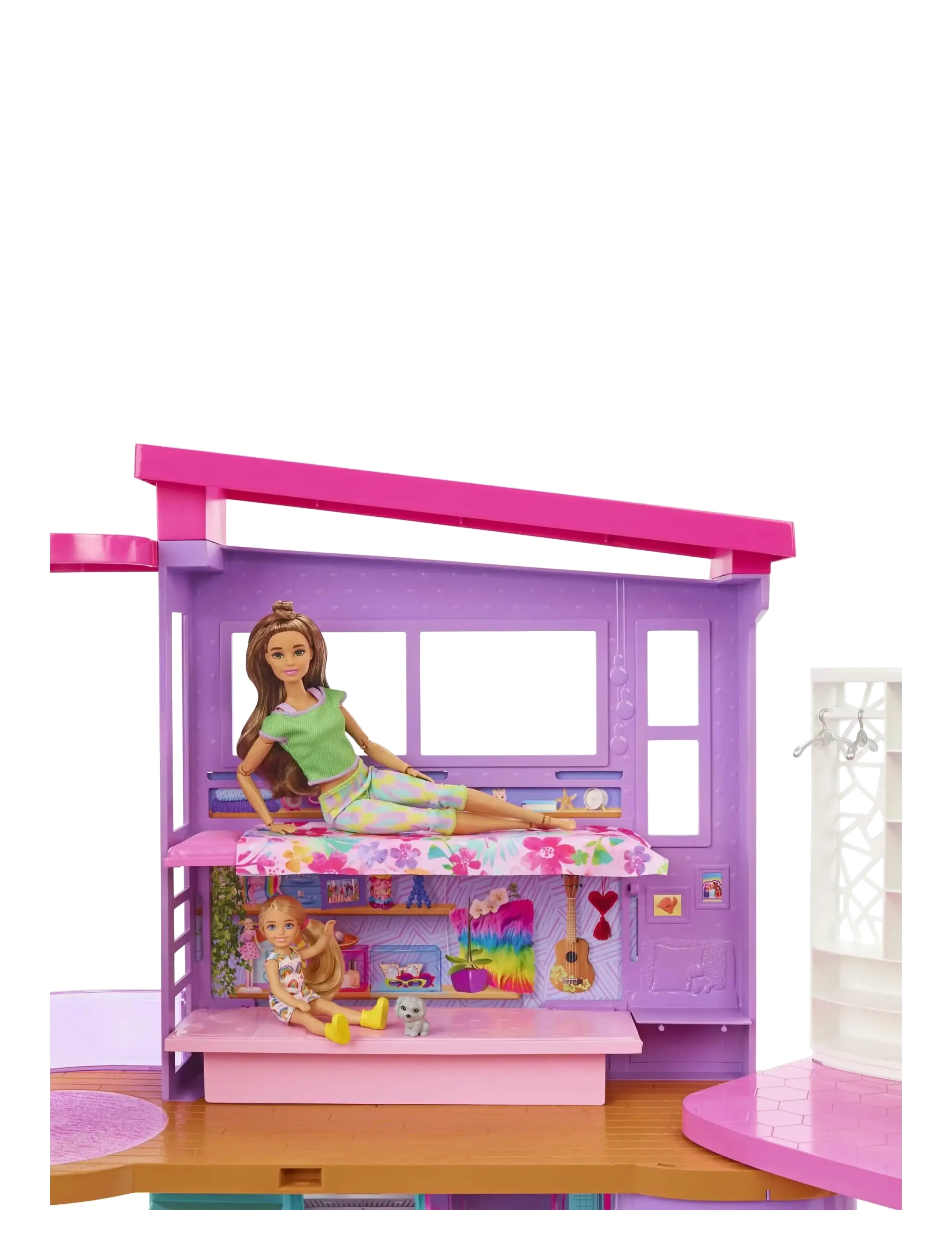 Barbie - Vacation House Playset with 30+ Pieces, Toy for 3 Year Olds & Up - puppenhäuser - multi color - 3