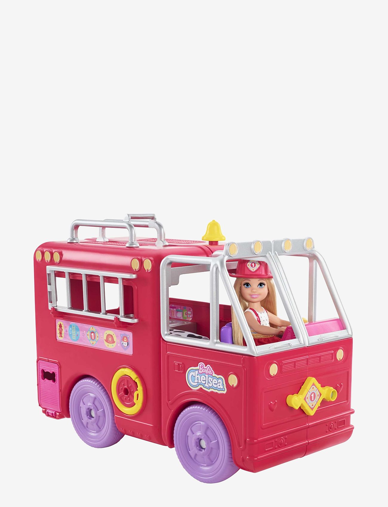 Barbie - Chelsea Fire Truck Vehicle - docktillbehör - multi color - 0