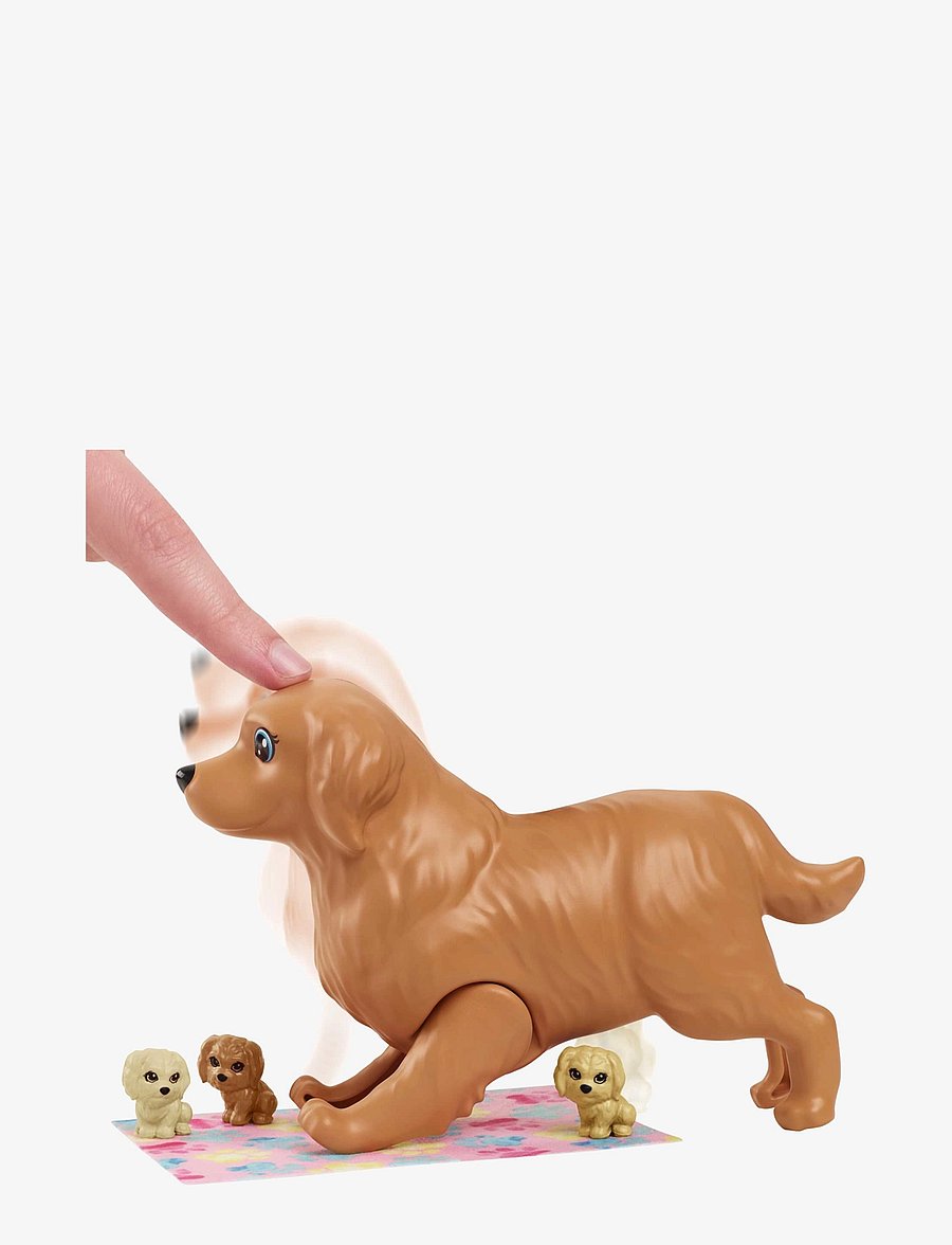 Barbie - Newborn Pups Playset with Doll & Animal Toys - dolls - multi color - 2