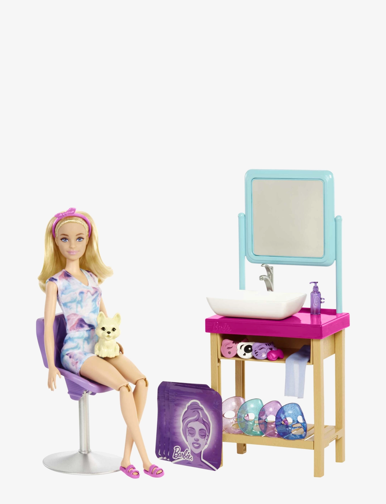 Barbie - Sparkle Mask Day Spa play set - multi color - 0