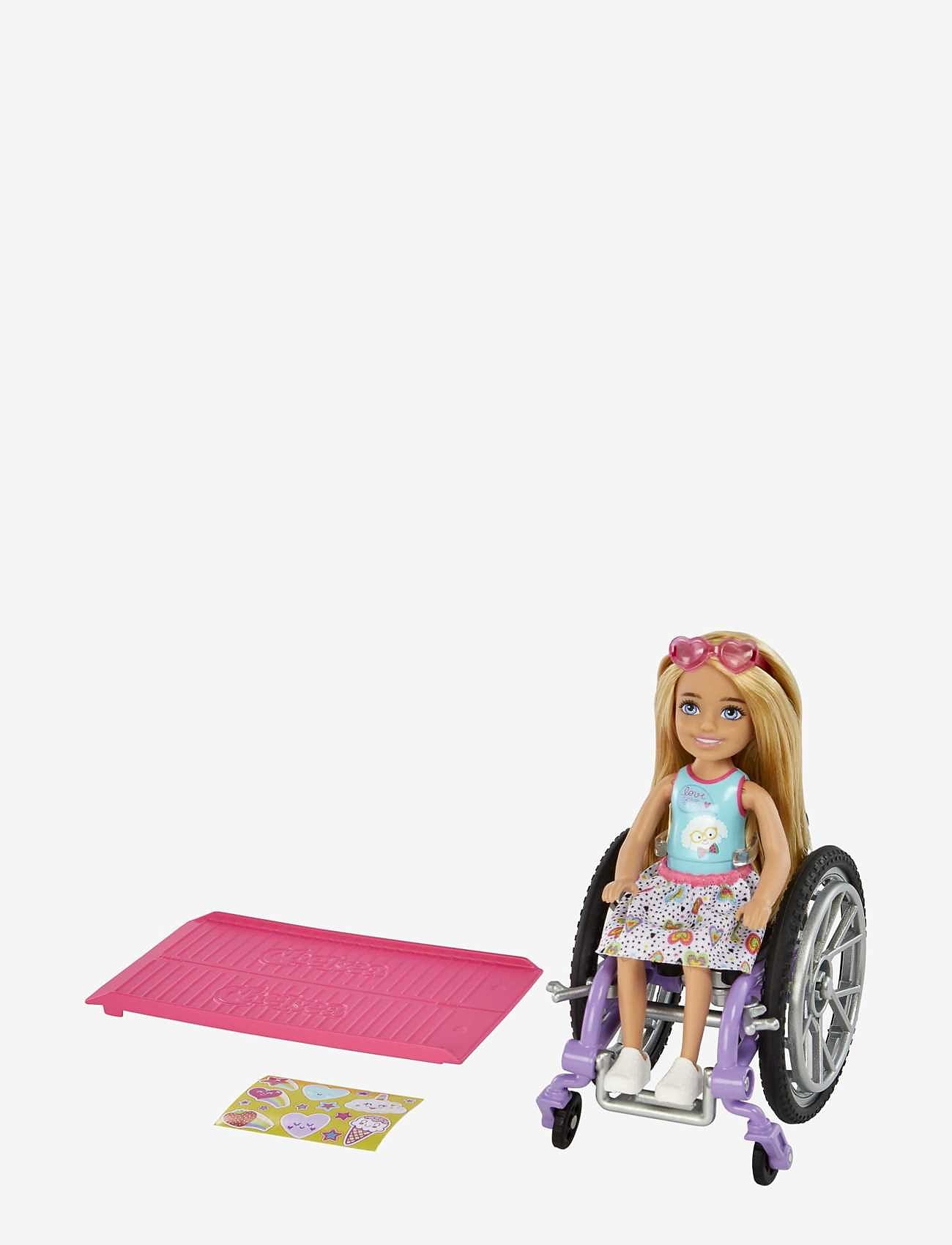 Barbie - Chelsea Wheelchair Doll - laveste priser - multi color - 0
