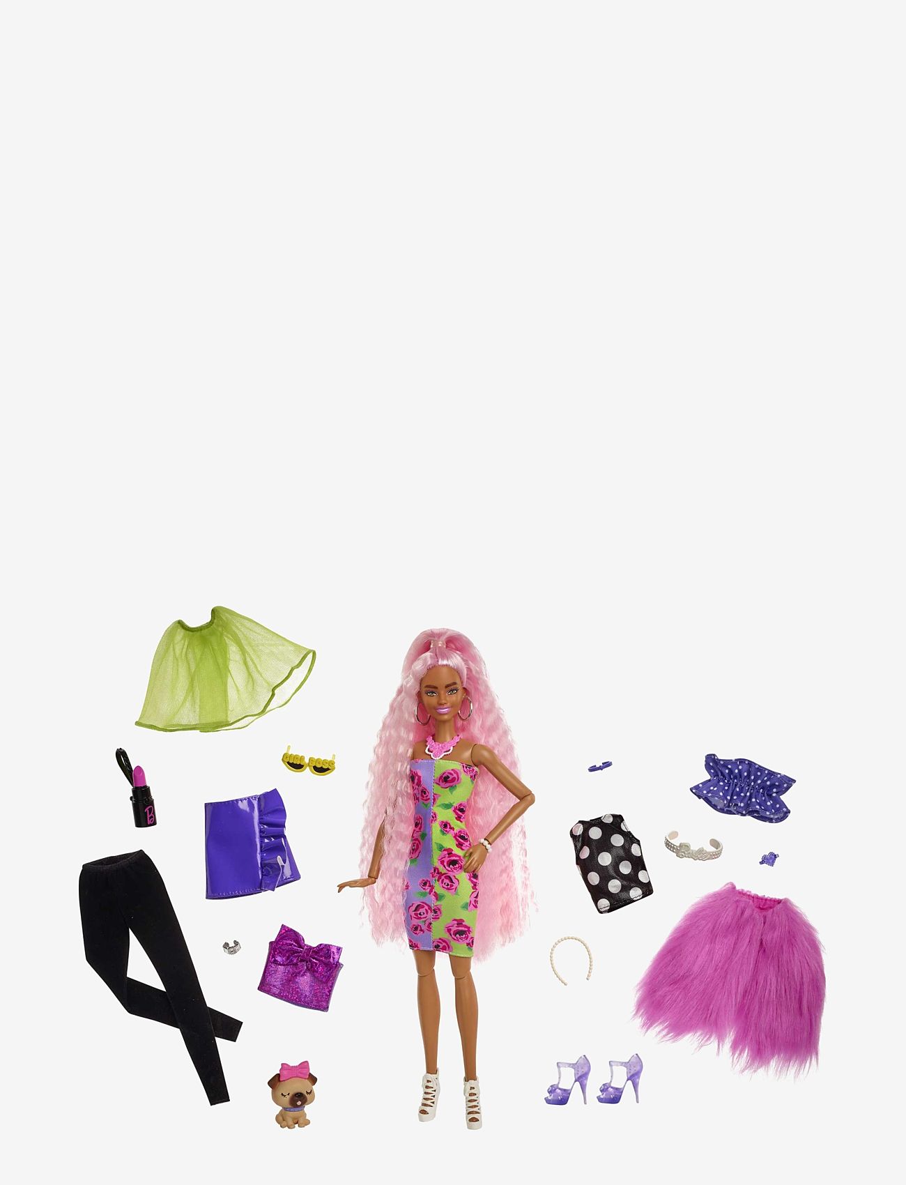 Barbie - Extra Doll and Accessories - dukker - multi color - 0