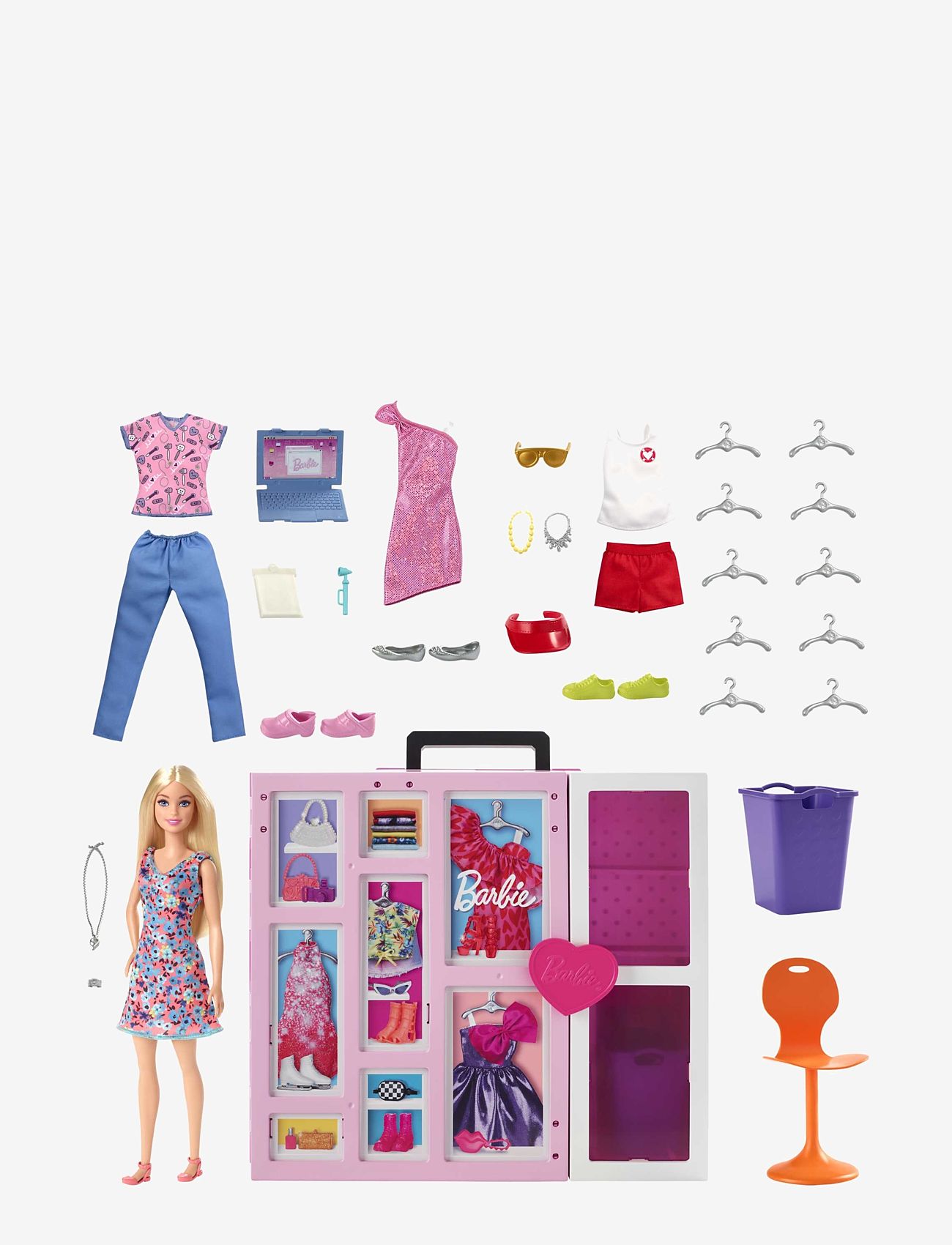 Barbie - Fashionistas Dream Closet Doll and Playset - docktillbehör - multi color - 0