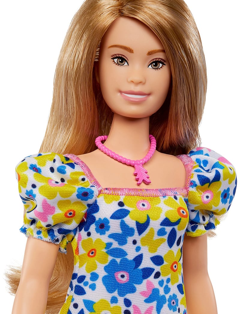 Barbie - Fashionistas Doll #208, Doll with Down Syndrome Wearing Floral Dress - nukud - multi color - 0