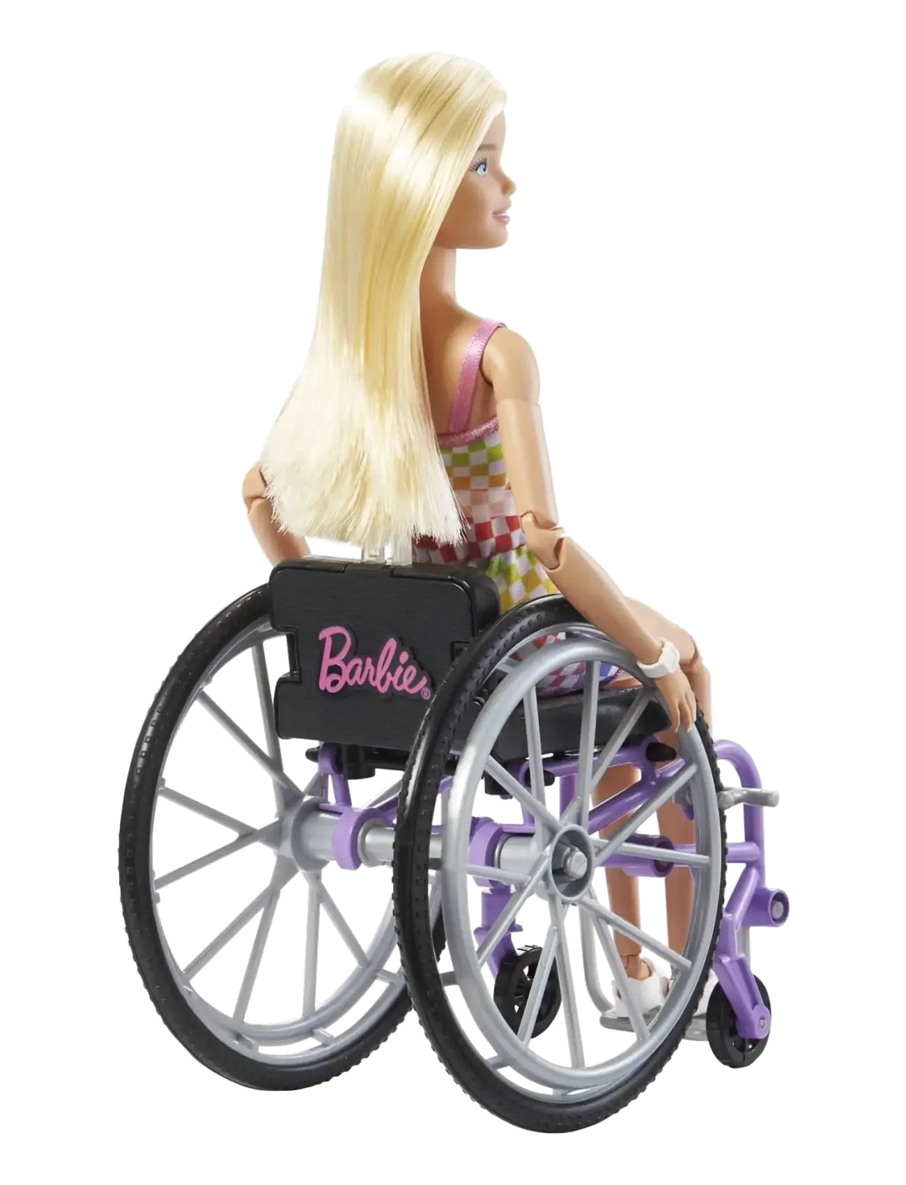 Barbie - Fashionistas Doll #194 with Wheelchair & Ramp, Blond Hair, Rainbow Dress & Accessories - puppen - multi color - 2