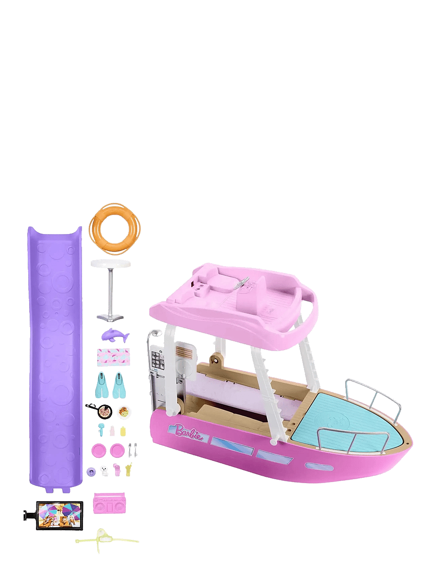 Barbie - Dream Boat Playset with Pool, Slide and 20+ Accessories - puppen-zubehör - multi color - 1