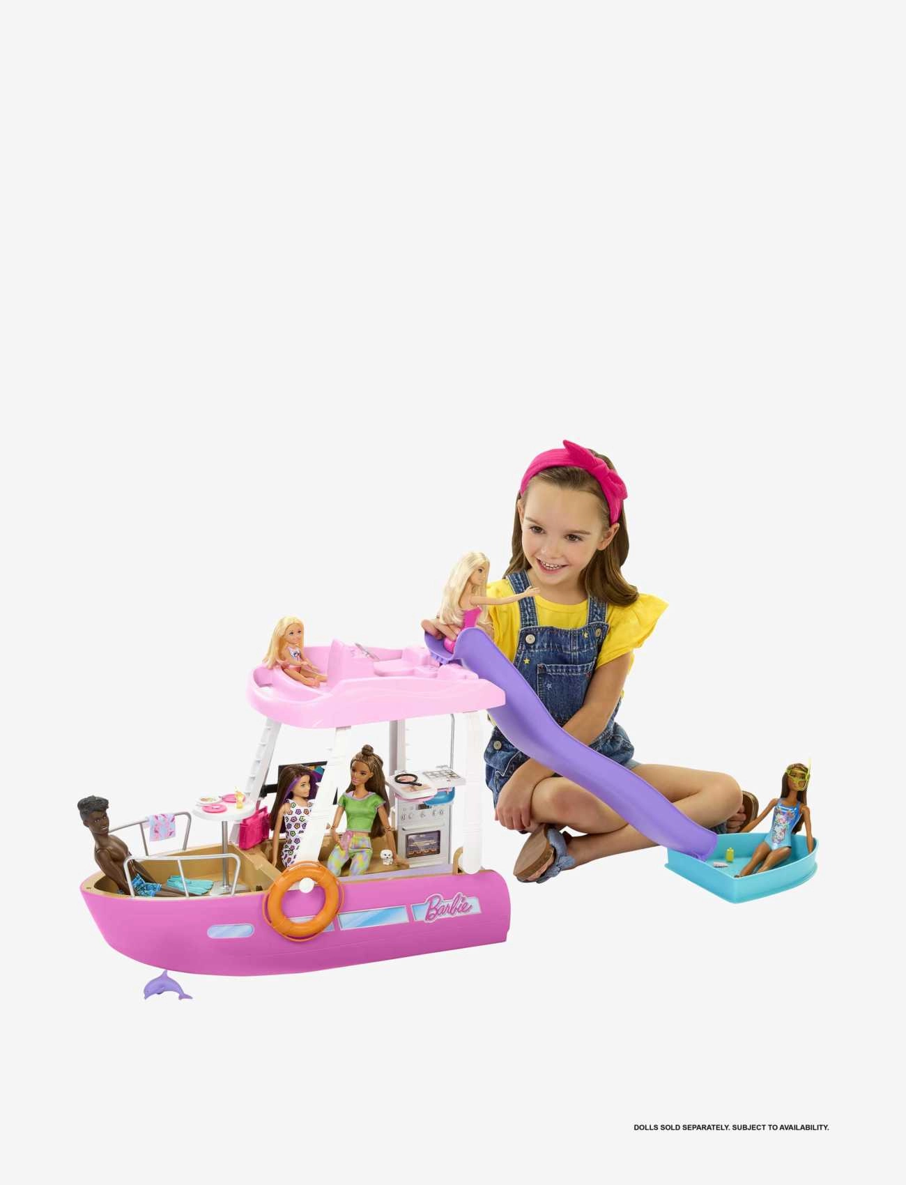 Barbie - Dream Boat Playset with Pool, Slide and 20+ Accessories - lėlių aksesuarai - multi color - 2