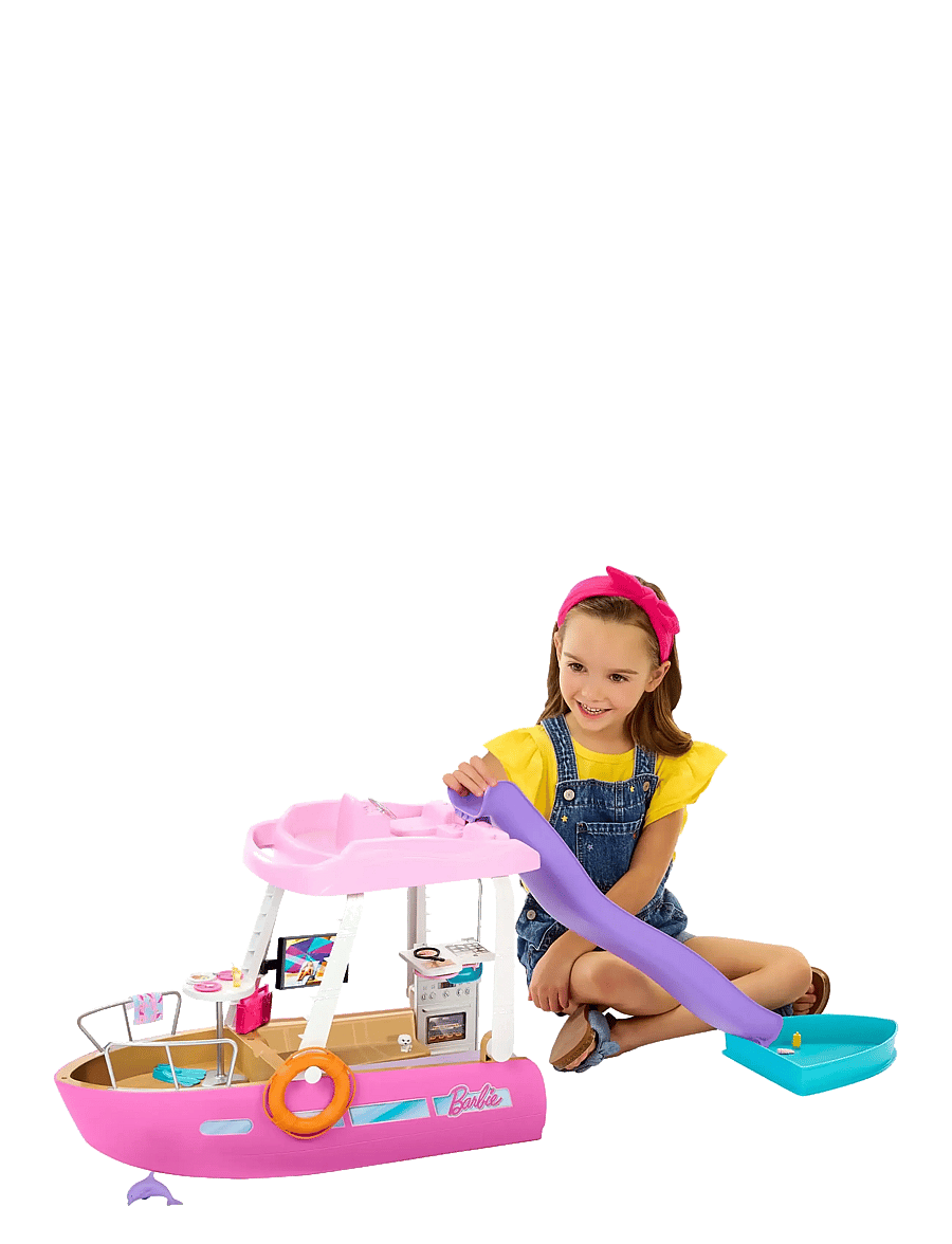 Barbie - Dream Boat Playset with Pool, Slide and 20+ Accessories - puppen-zubehör - multi color - 0