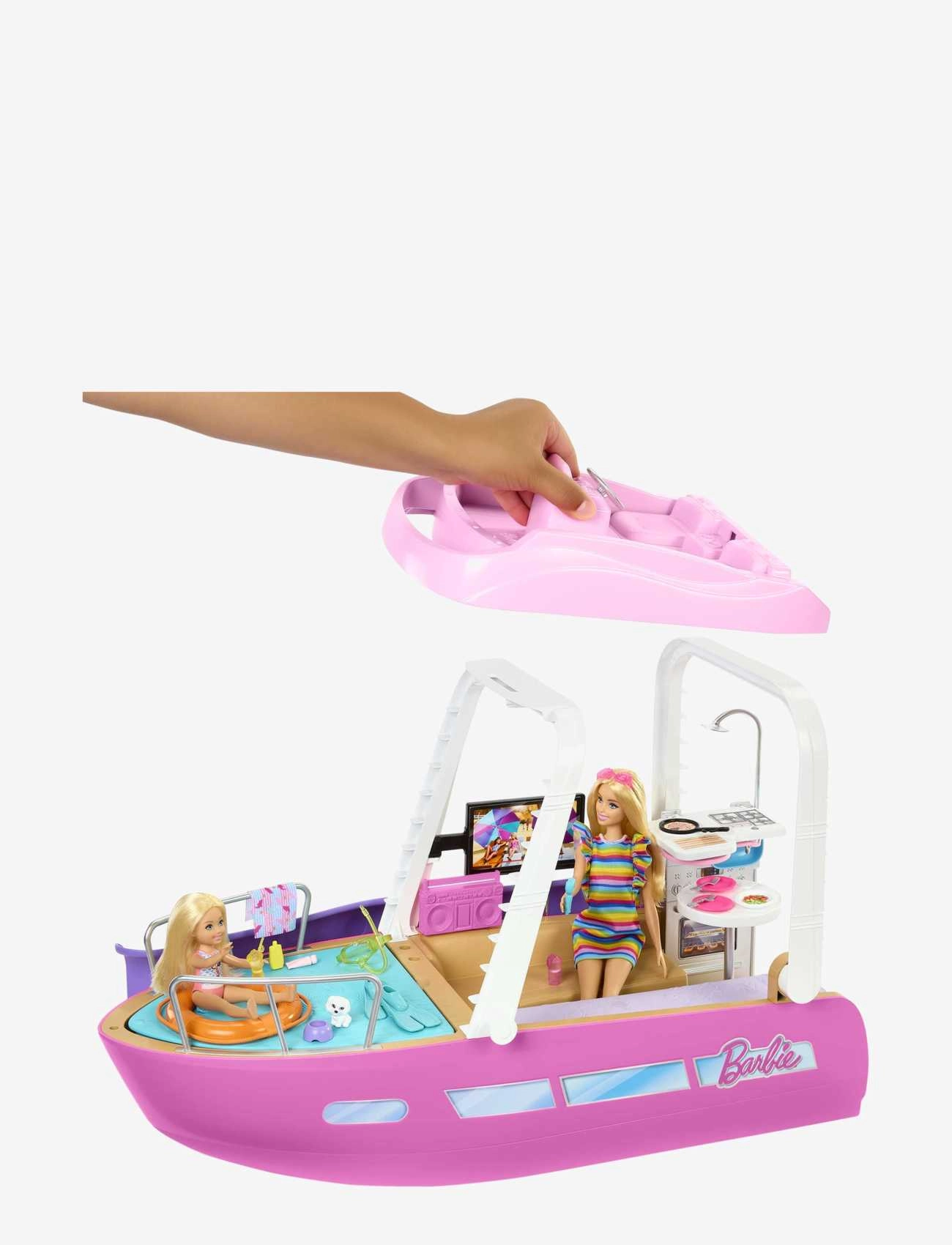 Barbie - Dream Boat Playset with Pool, Slide and 20+ Accessories - lėlių aksesuarai - multi color - 4