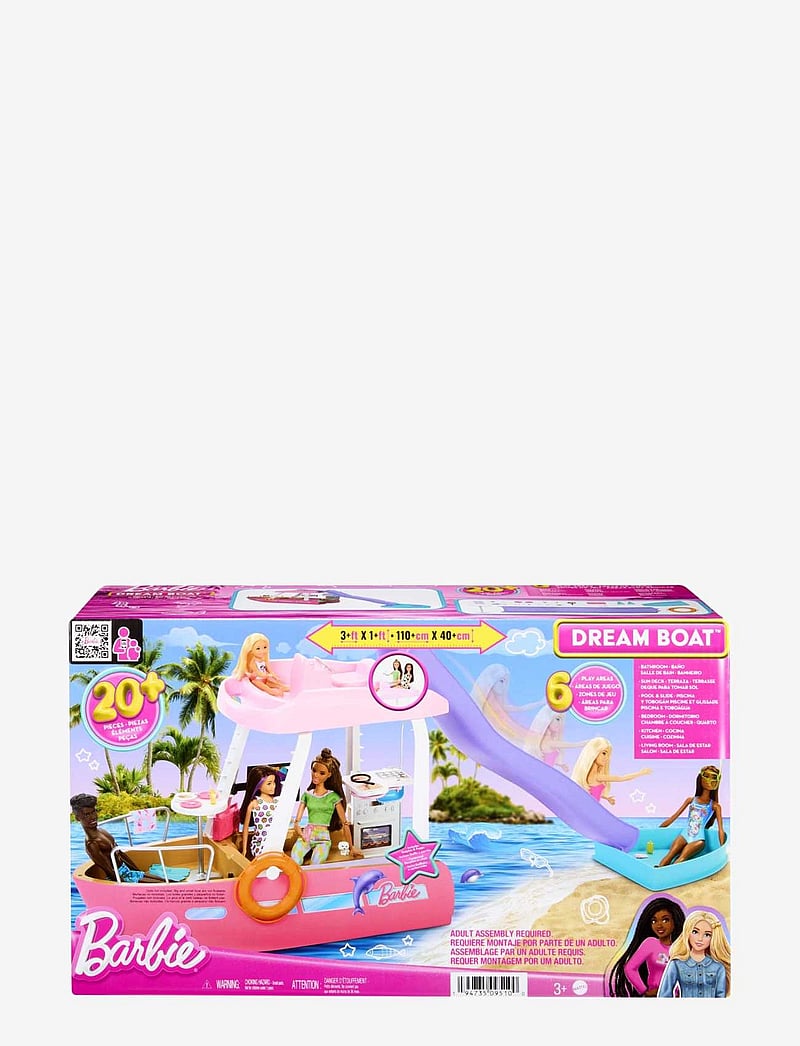 Barbie - Dream Boat Playset with Pool, Slide and 20+ Accessories - nukkude lisatarvikud - multi color - 5