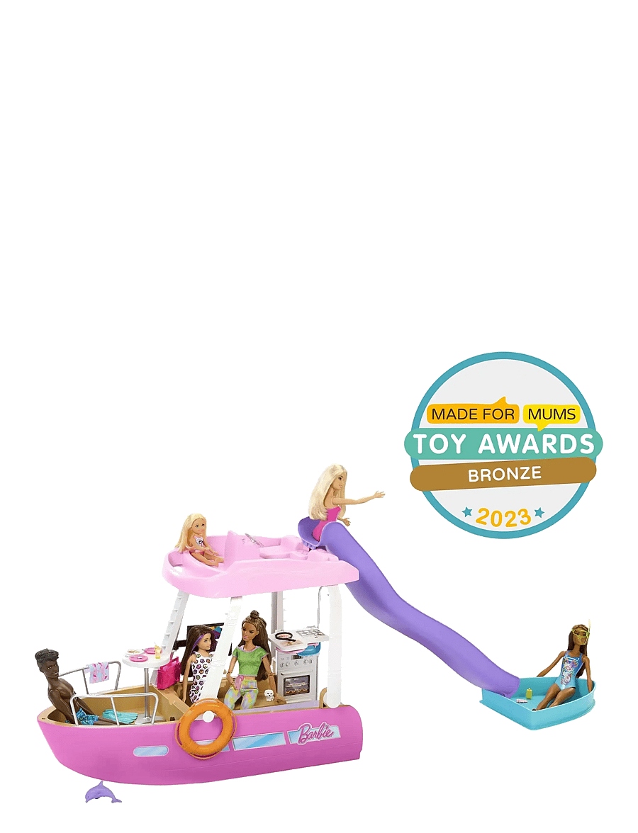 Barbie - Dream Boat Playset with Pool, Slide and 20+ Accessories - puppen-zubehör - multi color - 5