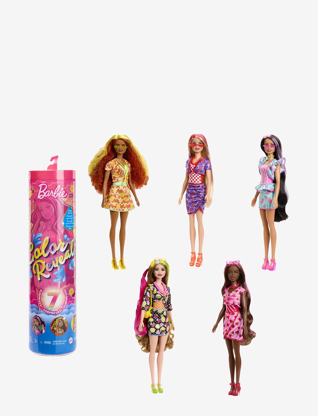 Barbie - Color Reveal Doll Assortment - de laveste prisene - multi color - 0