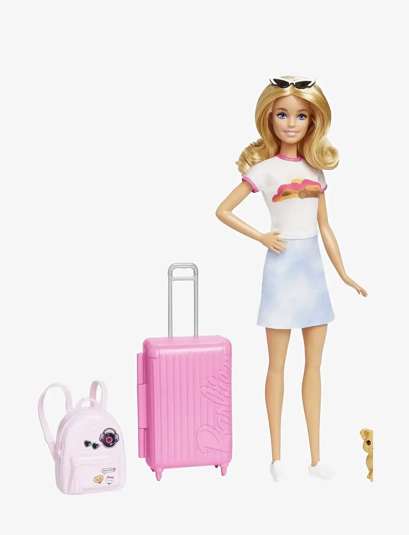 Barbie - Barbie Family Refreshed Travel Barbie - dúkkur - multi color - 1