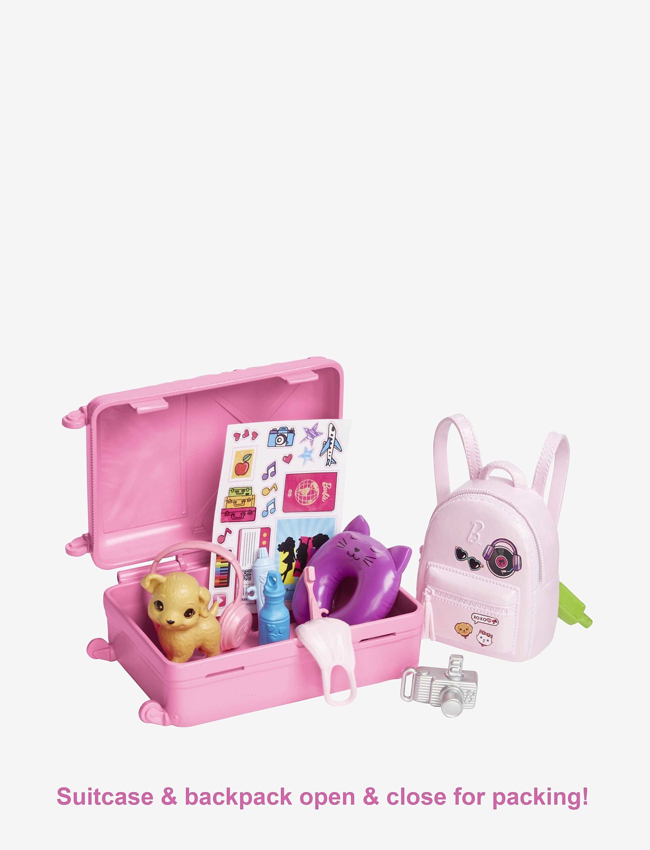 Barbie - Barbie Family Refreshed Travel Barbie - dúkkur - multi color - 2
