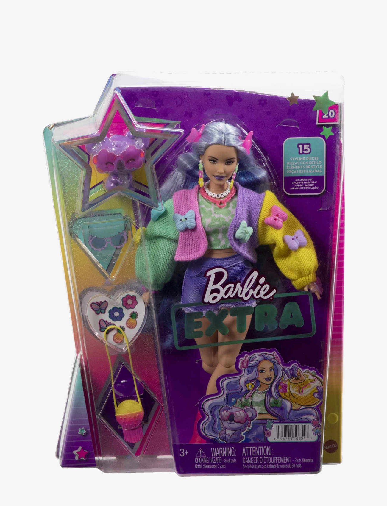 Barbie - Extra Doll - multi color - 3