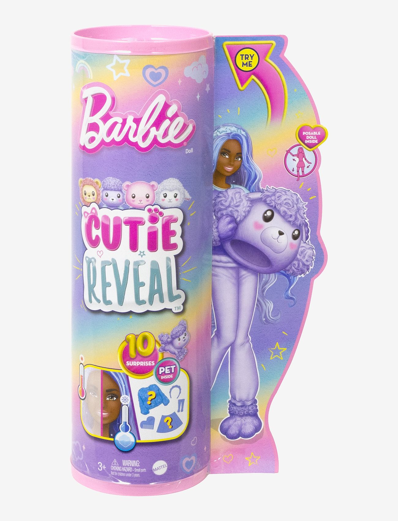 Barbie - Cutie Reveal Doll - dockor - multi color - 0