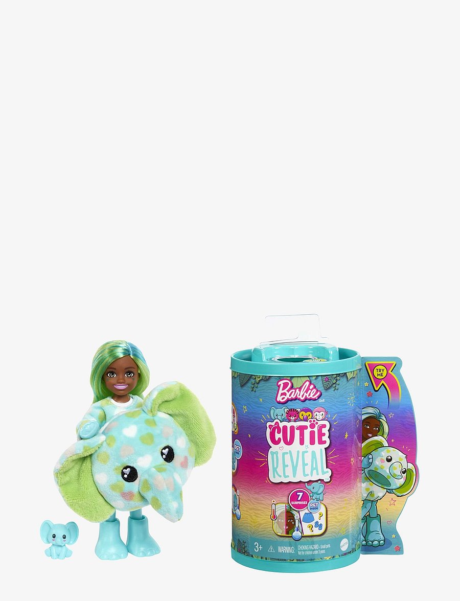 Barbie - Cutie Reveal Jungle Series Doll - multi color - 0
