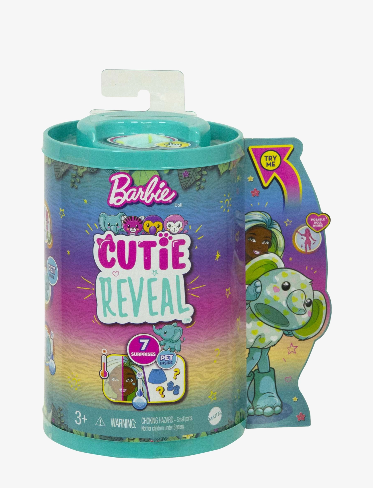 Barbie - Cutie Reveal Jungle Series Doll - multi color - 4